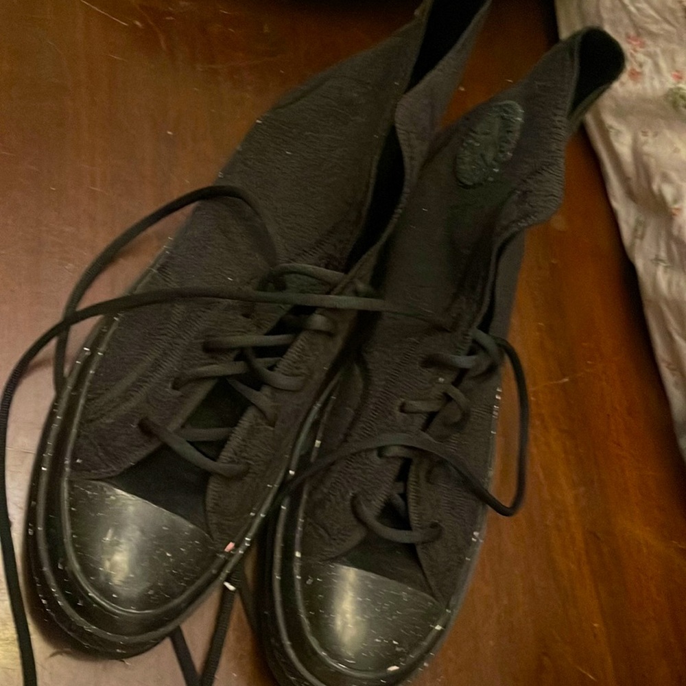 Converse All-Stars.  Night stars. Size 12. But they run large